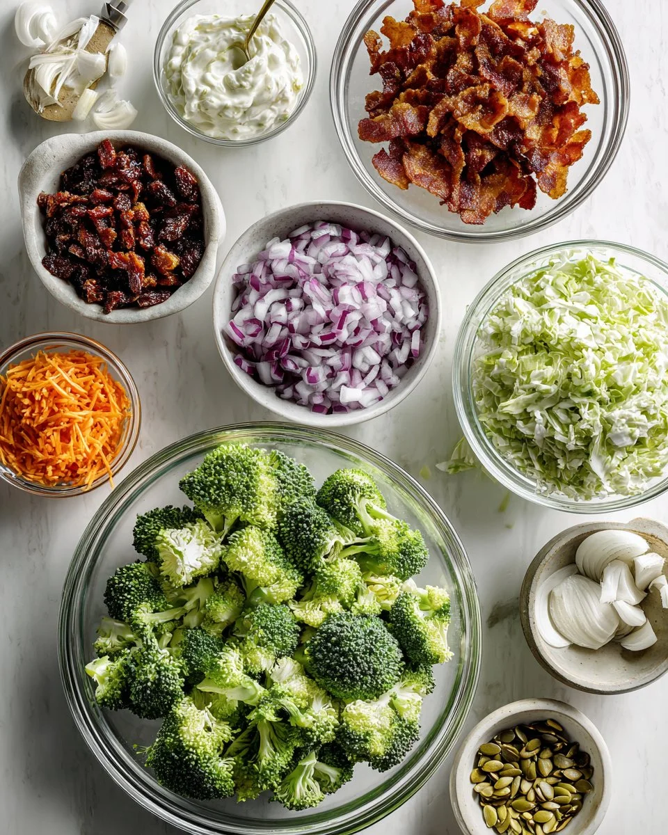 Crispy Bacon Broccoli Salad with Kraft Coleslaw Dressing