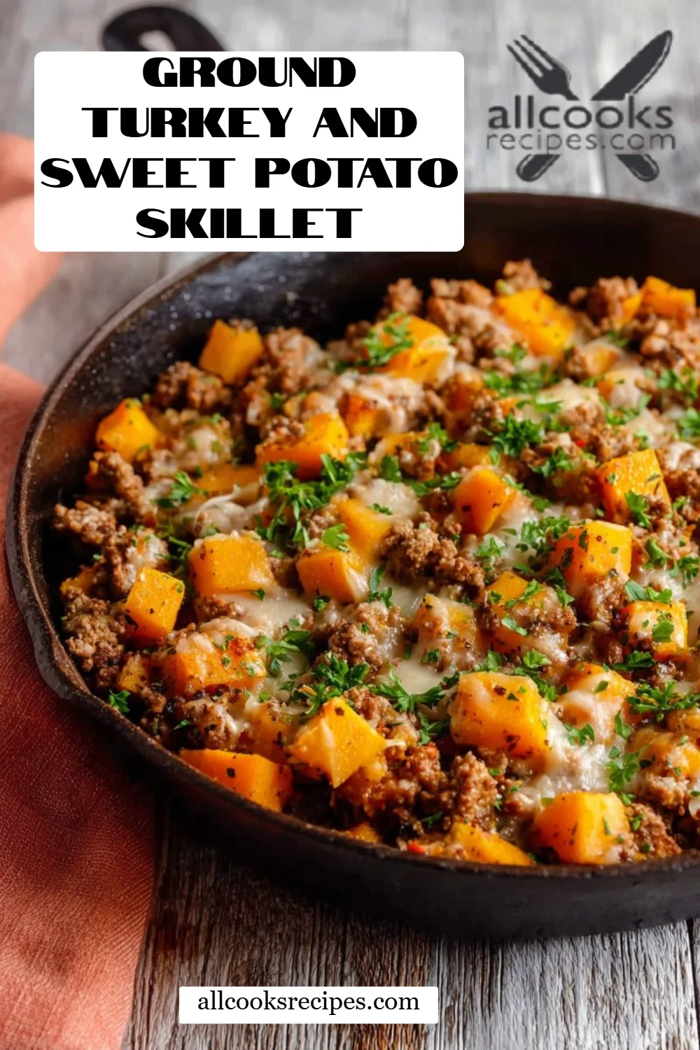 Ground Turkey and Sweet Potato Skillet
