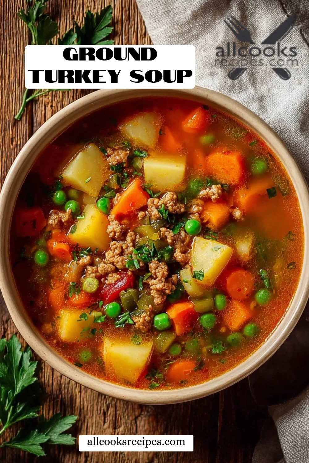 Ground Turkey Soup