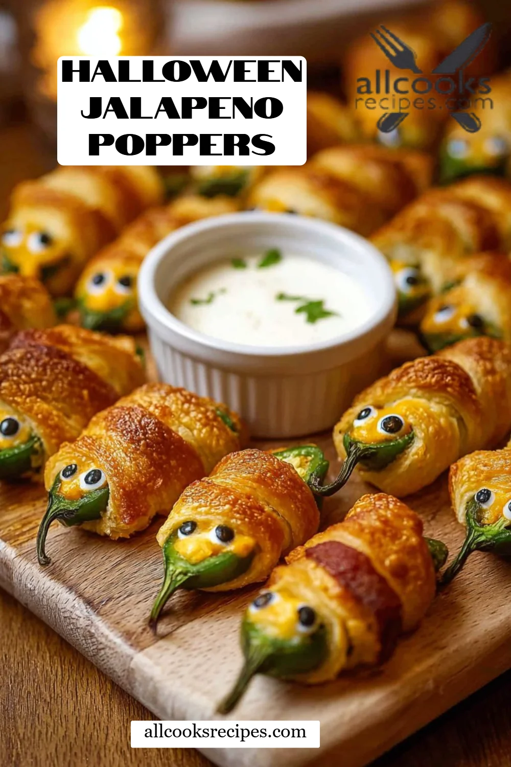 Halloween Jalapeno Poppers
