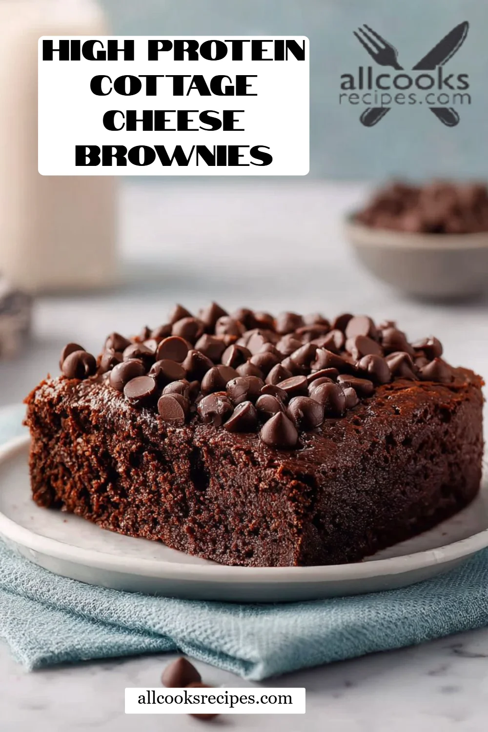 High Protein Cottage Cheese Brownies