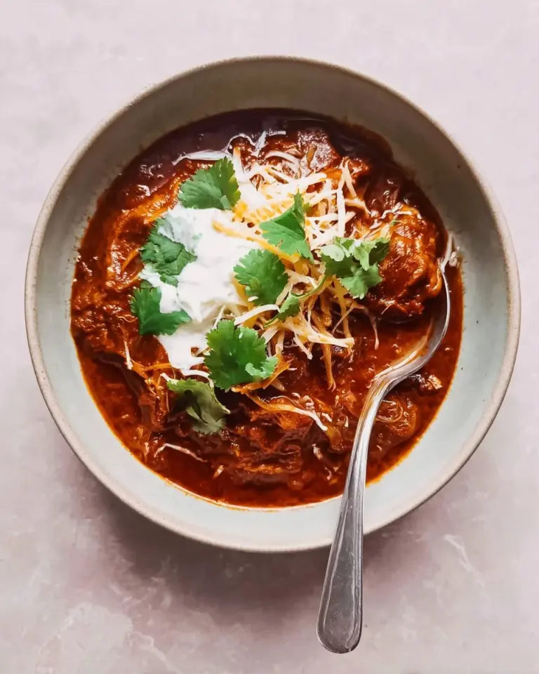 Delicious Instant Pot turkey chili served in a bowl with toppings