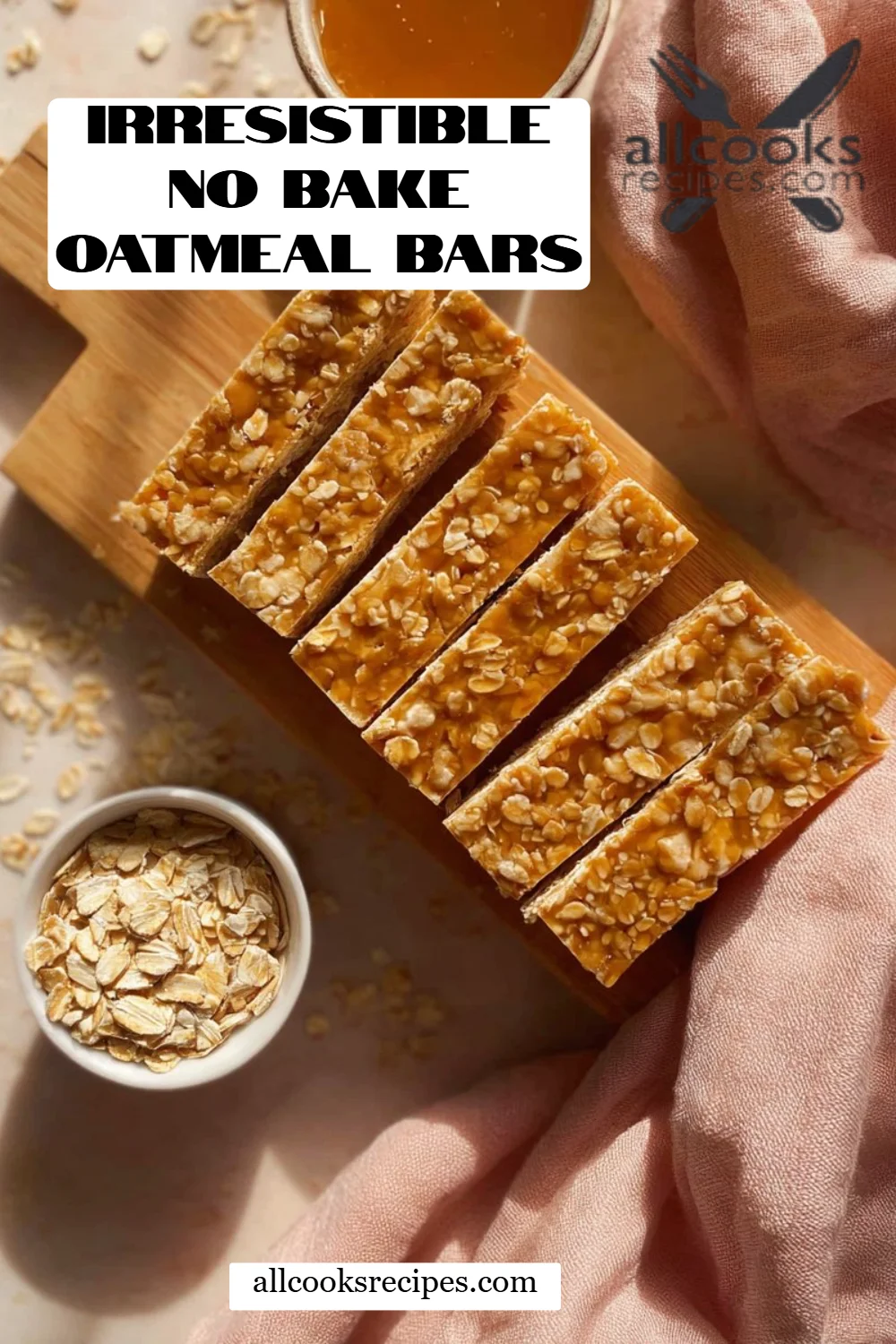 Irresistible No Bake Oatmeal Bars