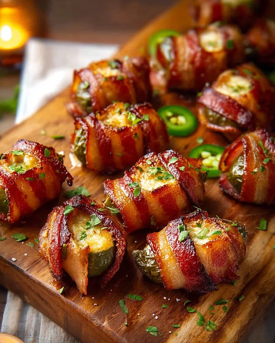 Juicy smoked pig shots served on a platter with garnishes