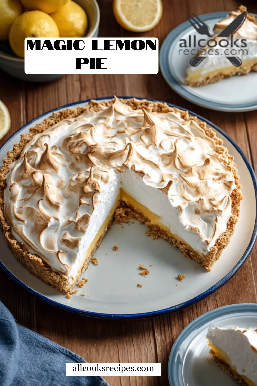 Magic Lemon Pie
