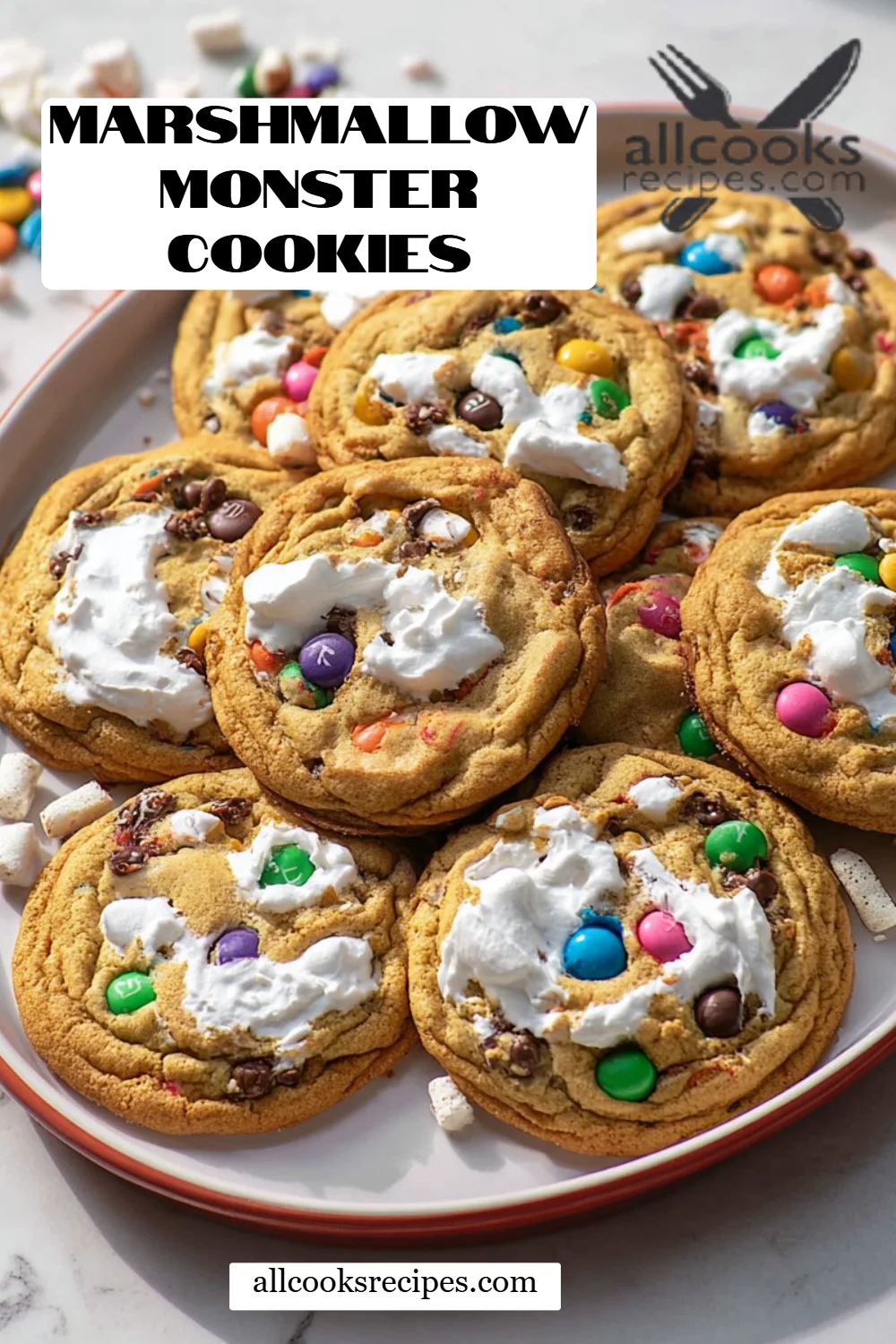Marshmallow Monster Cookies
