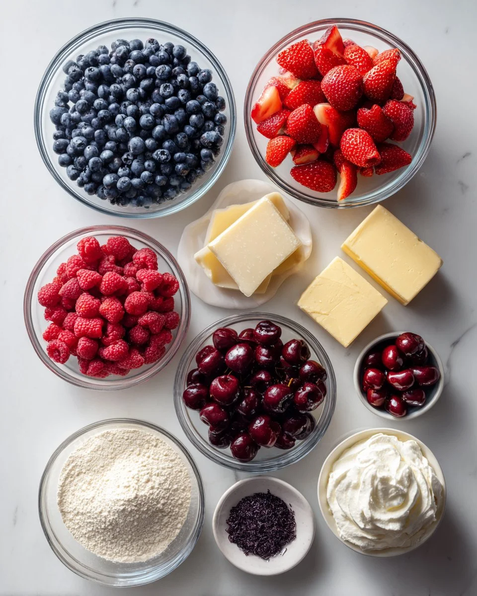 Mixed Berry Dump Cake