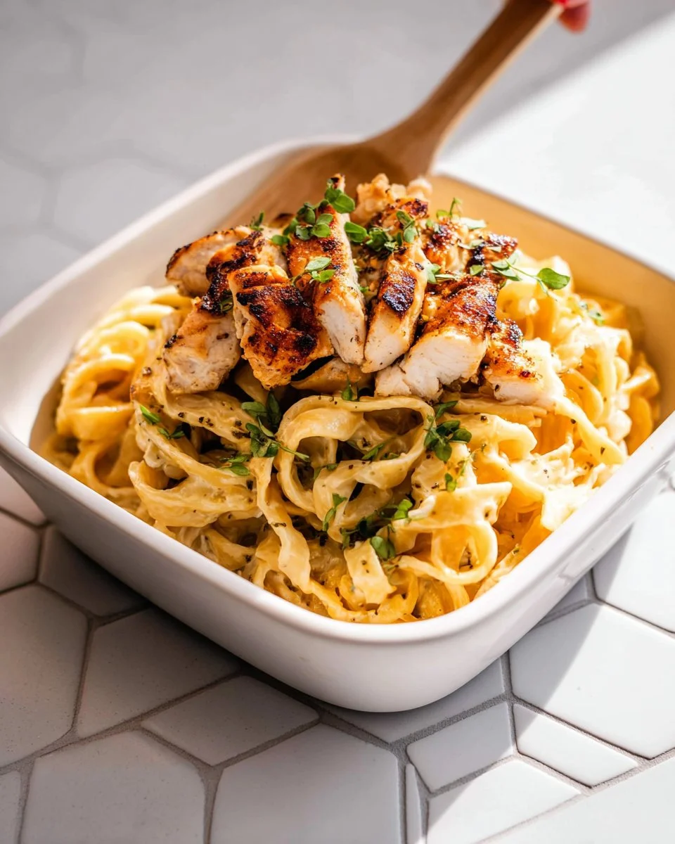 Olive Garden Asiago Tortelloni Alfredo (with Grilled Chicken)