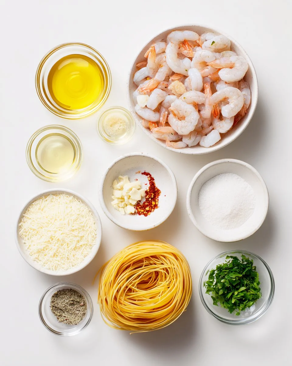 Parmesan Shrimp Fettuccine