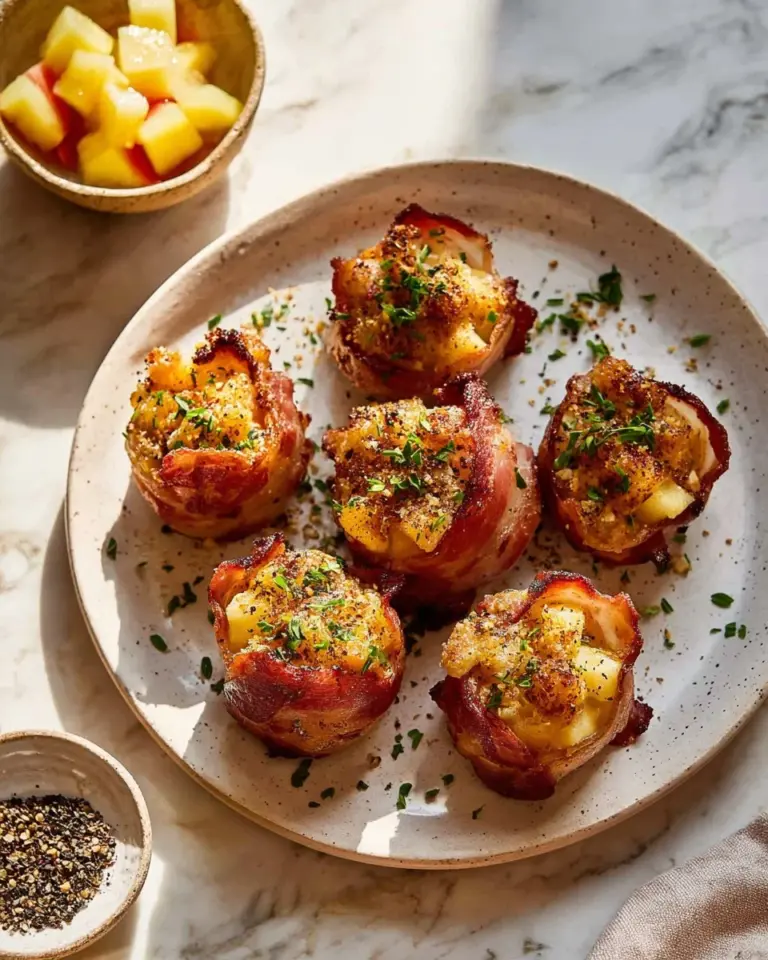Delicious Pineapple Cream Cheese Pig Shots appetizer on a serving platter