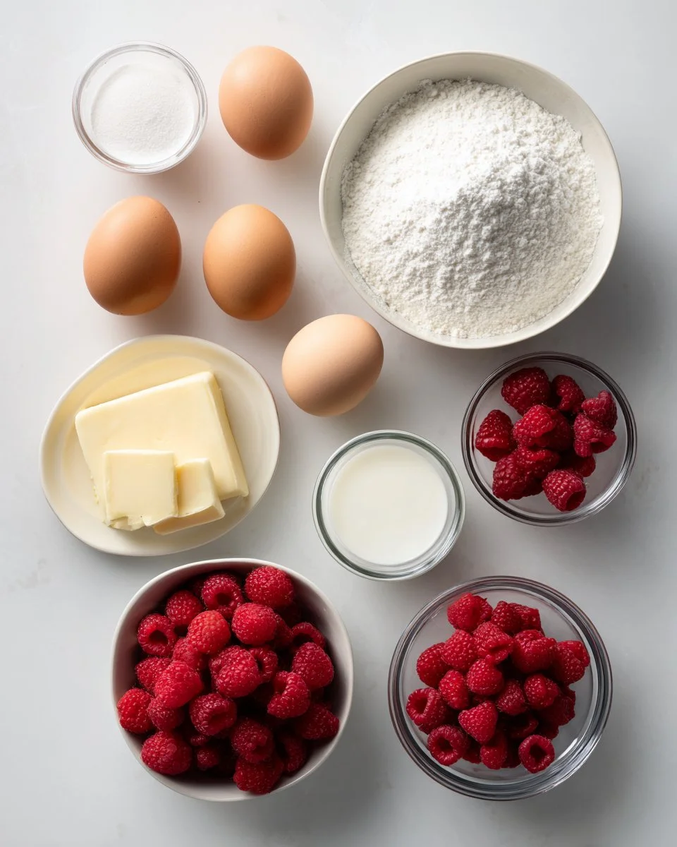 Raspberry Almond Pound Cake