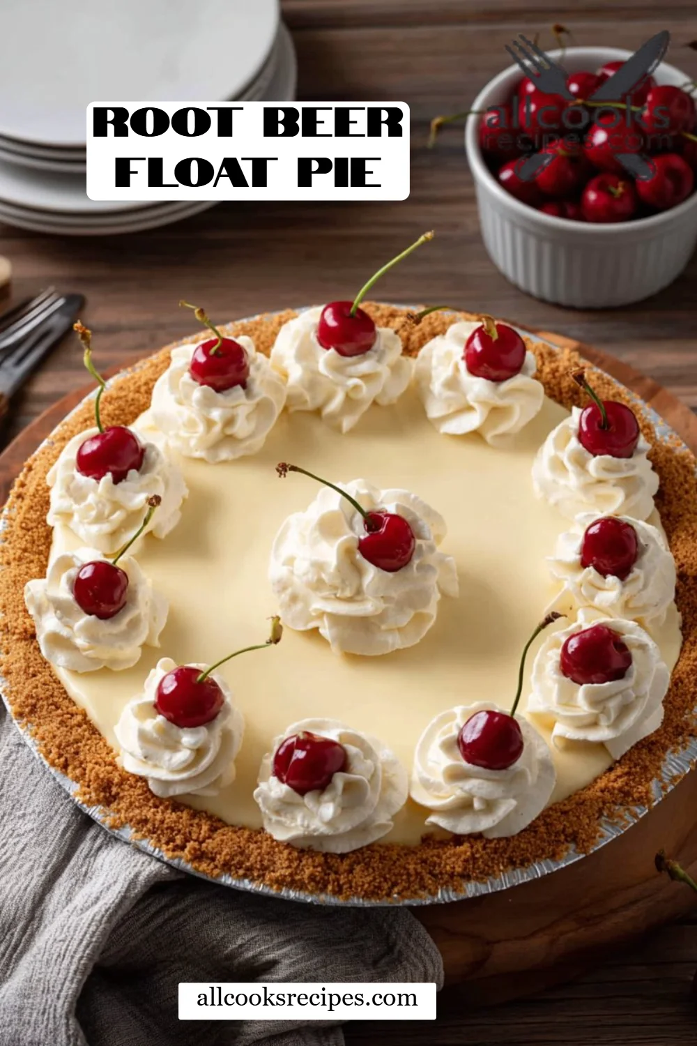 Root Beer Float Pie