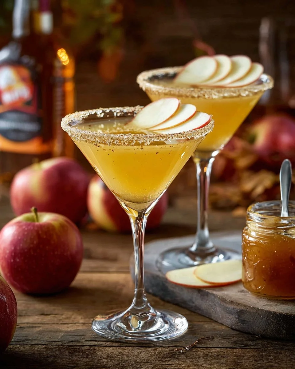 Salted Caramel Apple Martini