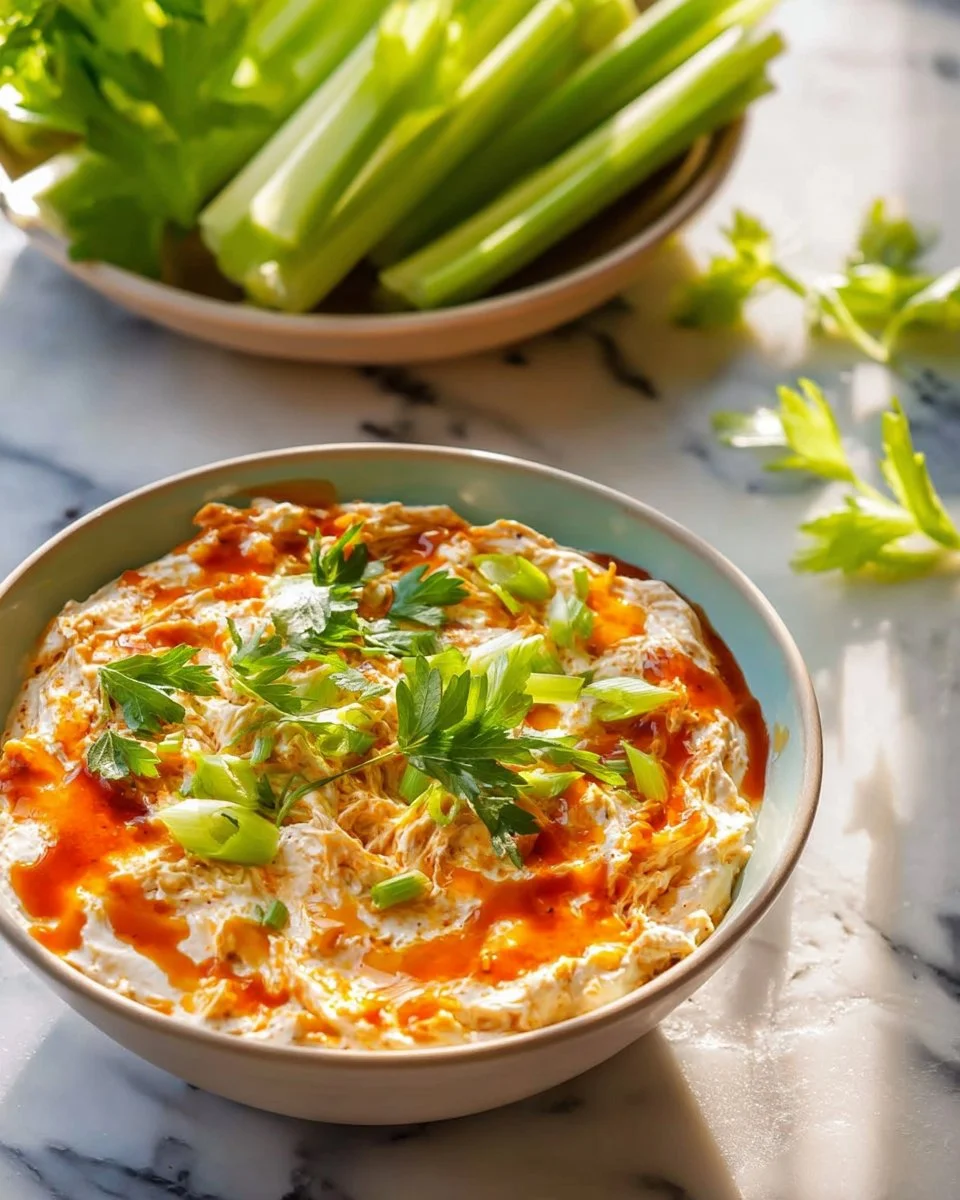 Simple Cold Buffalo Chicken Dip