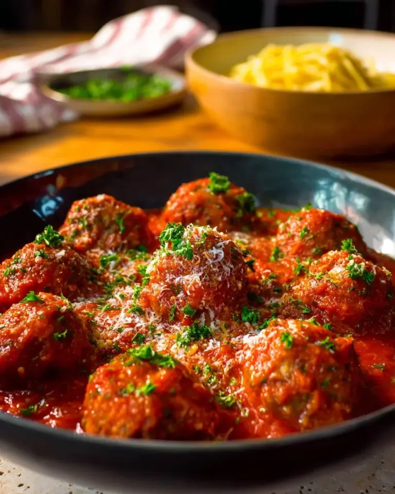 Simple gluten free ground turkey meatballs on a plate
