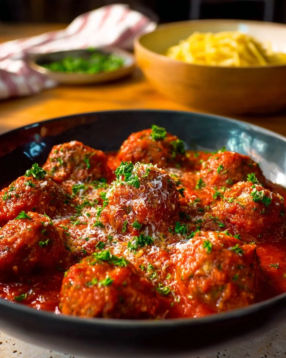 Simple gluten free ground turkey meatballs on a plate