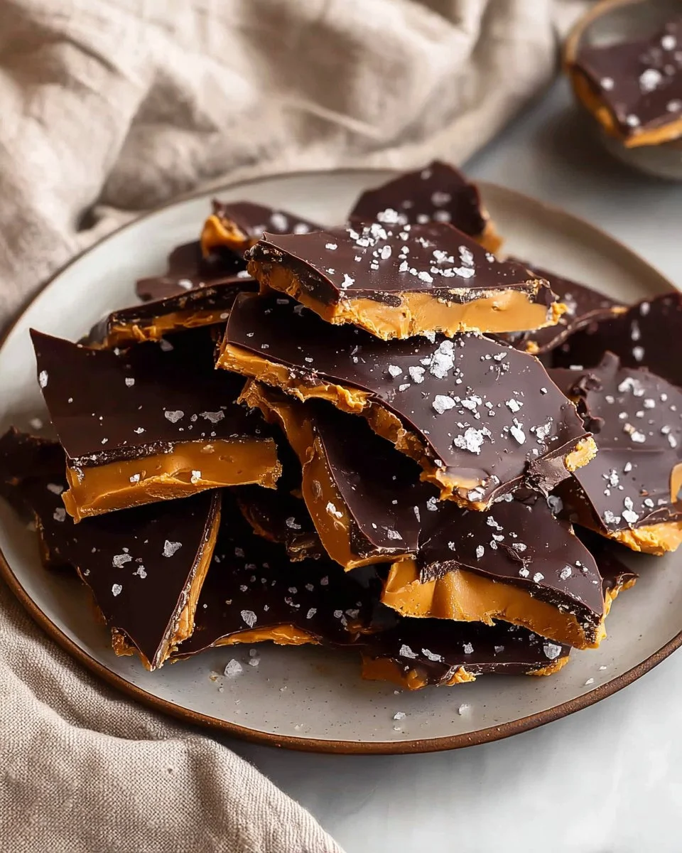 Simple Peanut Butter Frozen Yogurt Bark