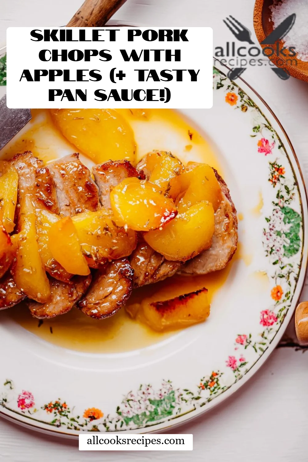 Skillet Pork Chops with Apples (+ Tasty Pan Sauce!)