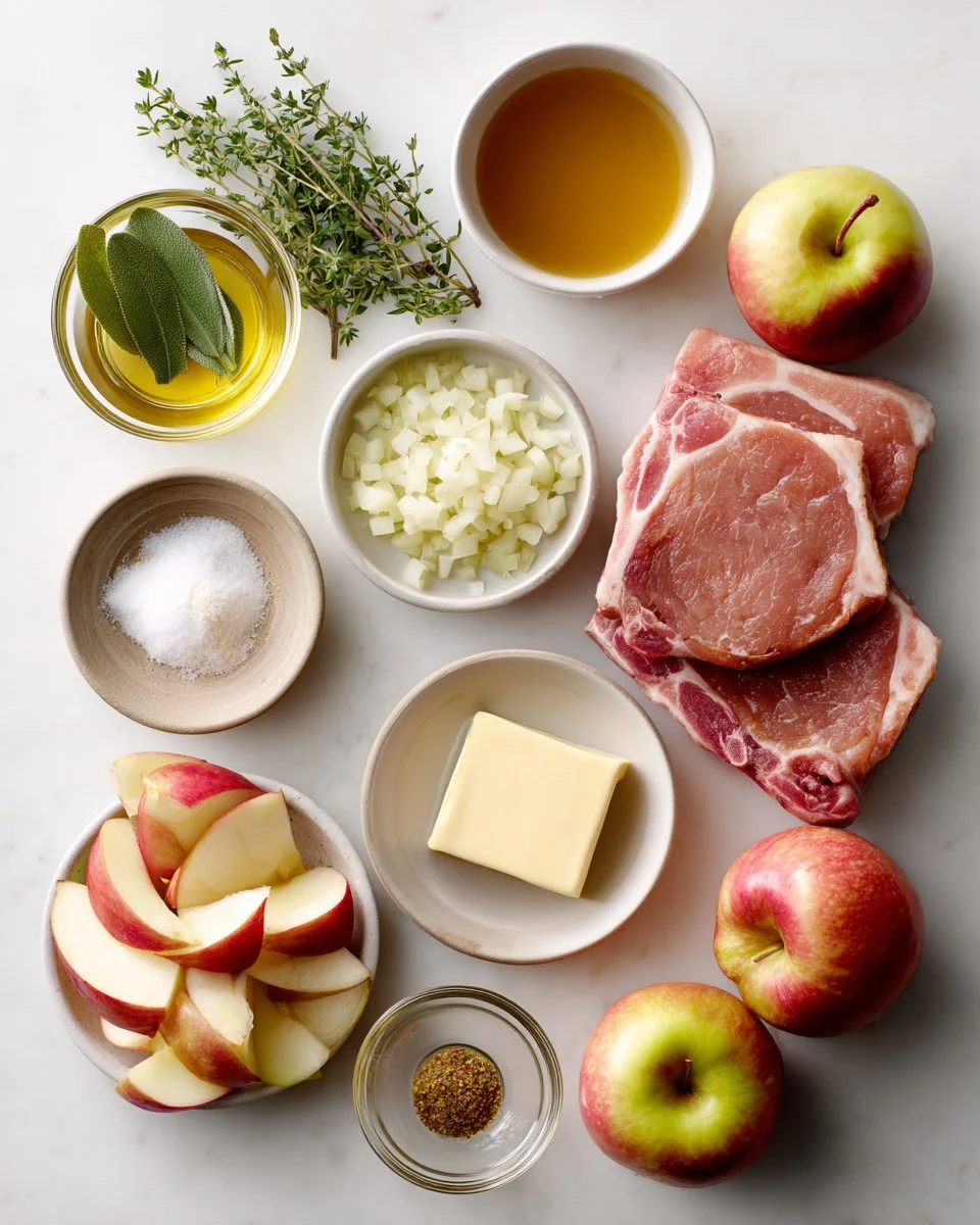 Skillet Pork Chops with Apples (+ Tasty Pan Sauce!)