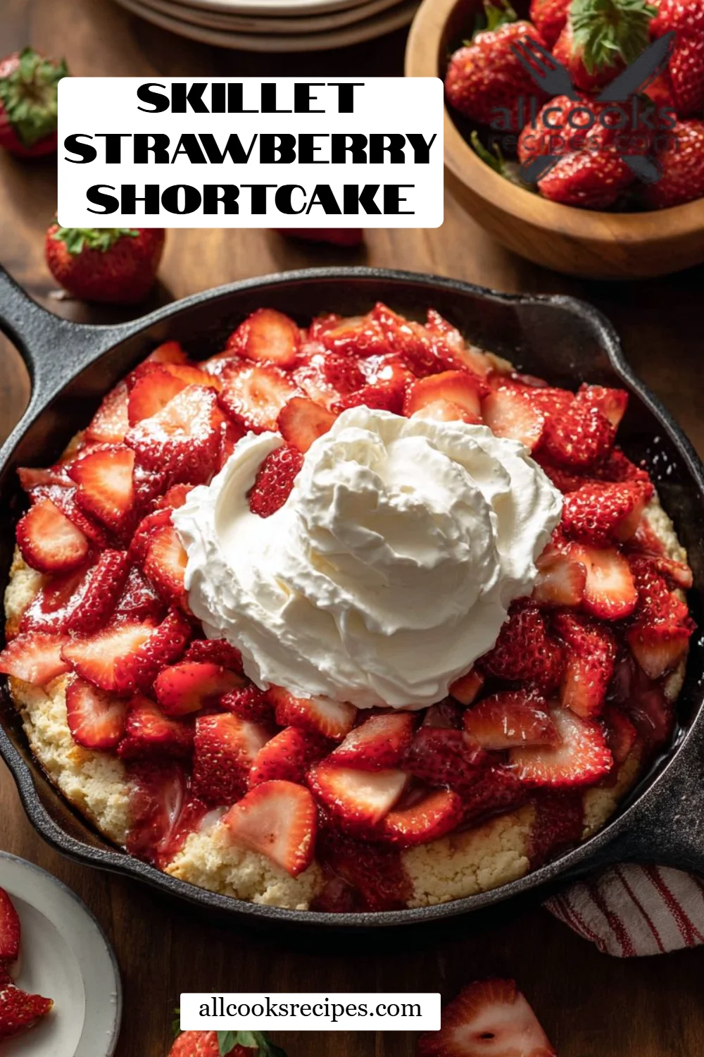 Skillet Strawberry Shortcake