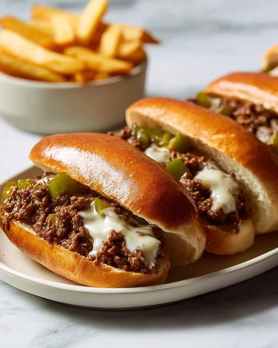 Delicious Sloppy Joe sandwich with savory meat and tangy sauce