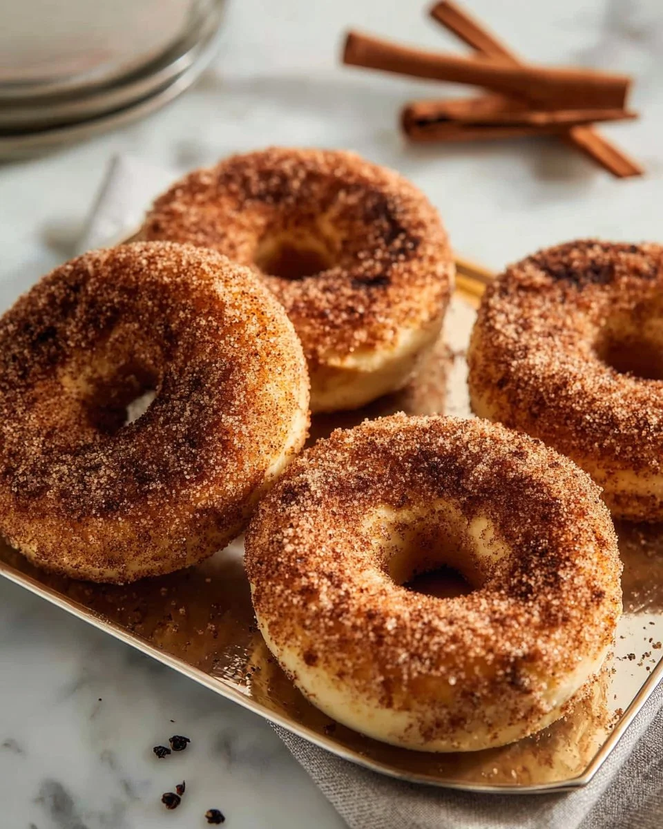 Soft High Protein Cinnamon Sugar Bagels