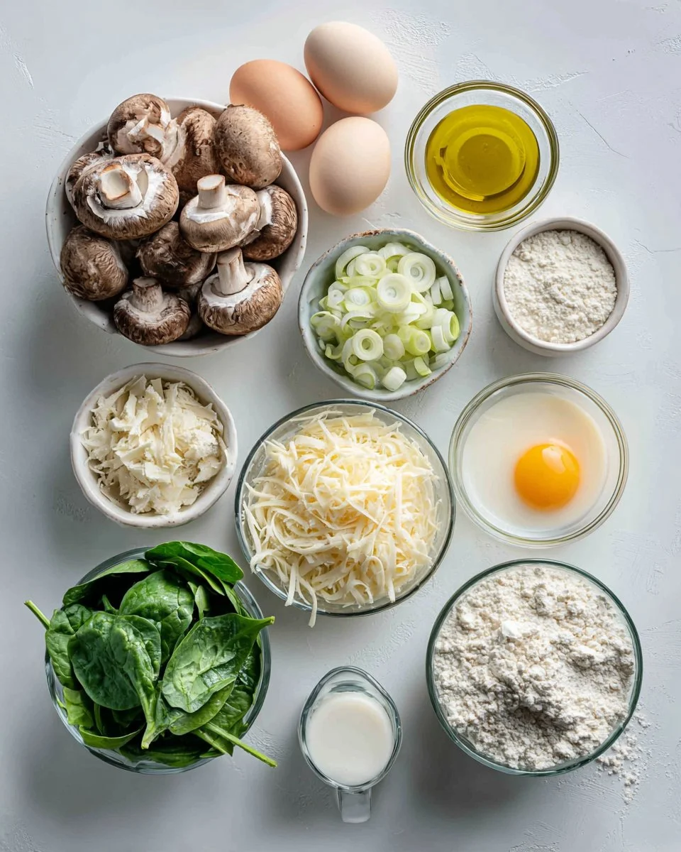 Spinach and Mushroom Quiche Recipe