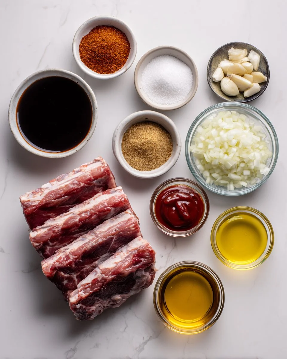 Sticky Spicy Ribs