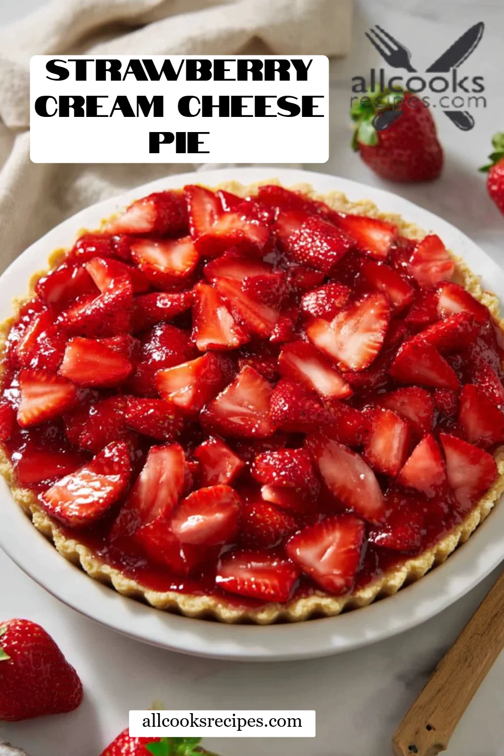 Strawberry Cream Cheese Pie