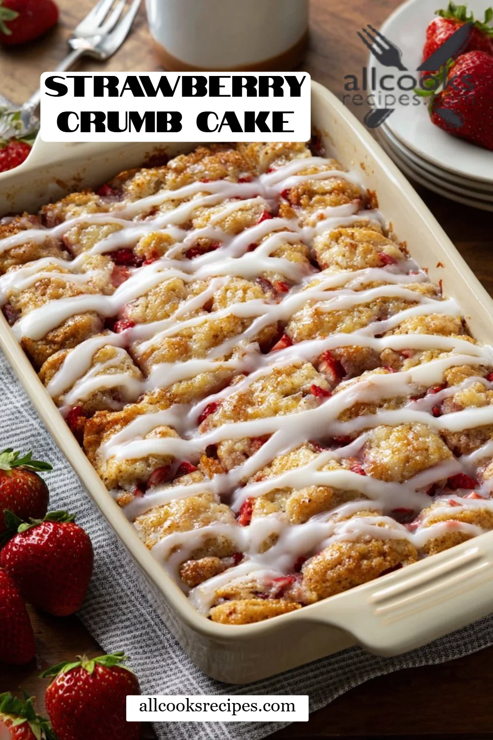 Strawberry Crumb Cake