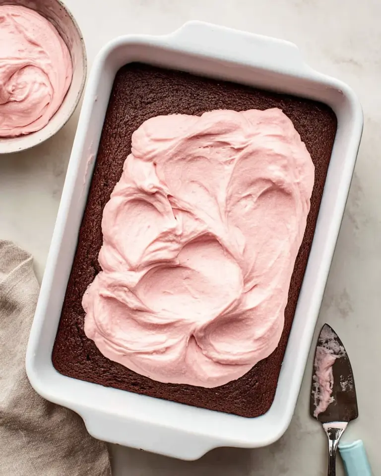 Decadent strawberry mousse brownies with rich chocolate base and creamy topping