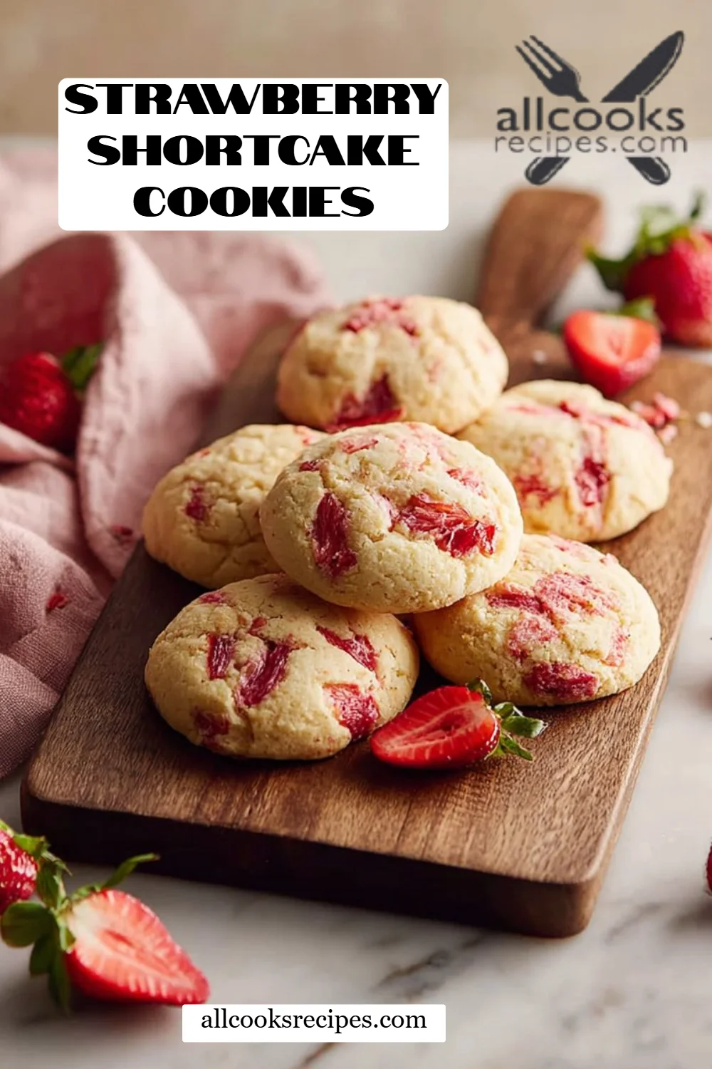 Strawberry Shortcake Cookies