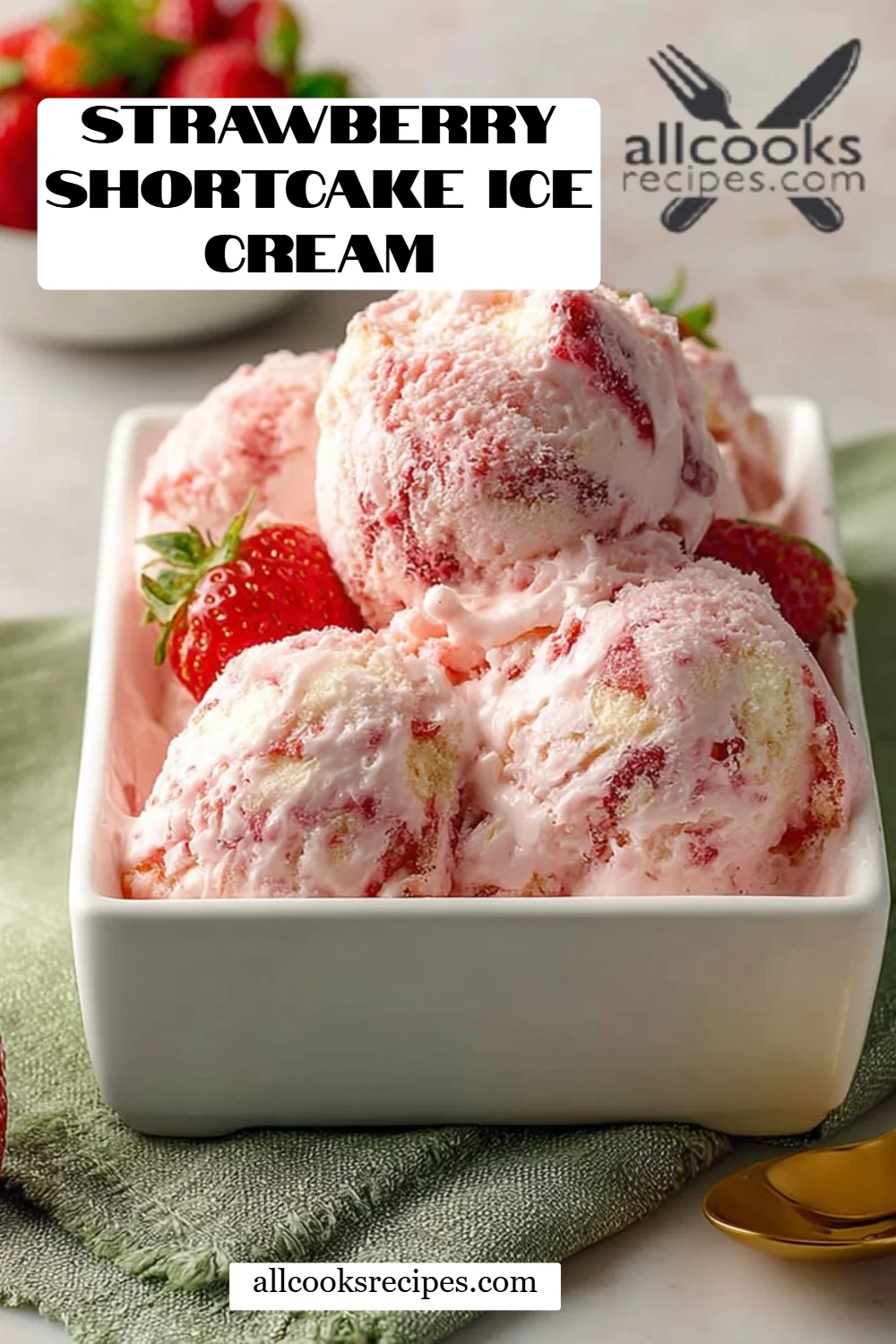 Strawberry Shortcake Ice Cream