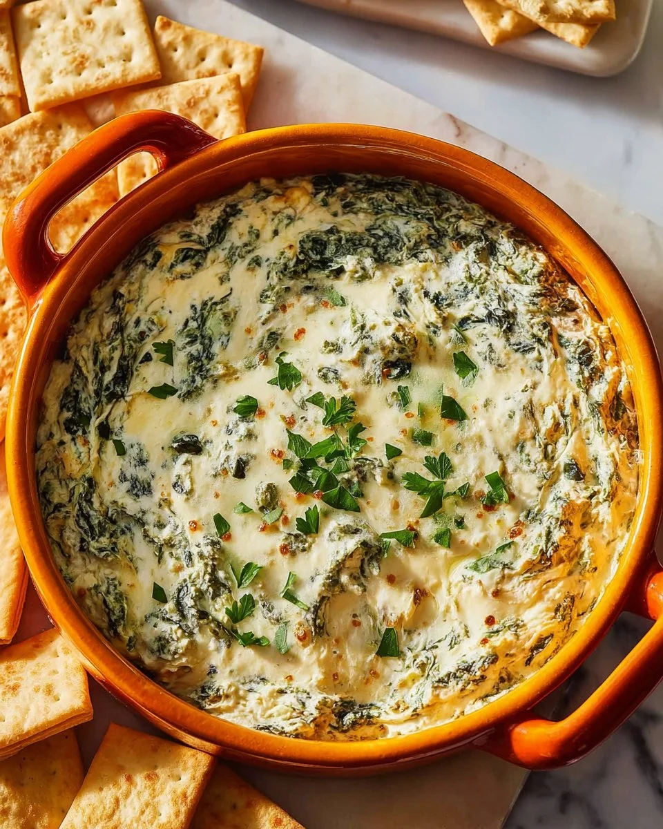 Tasty Baked Spinach Artichoke Dip