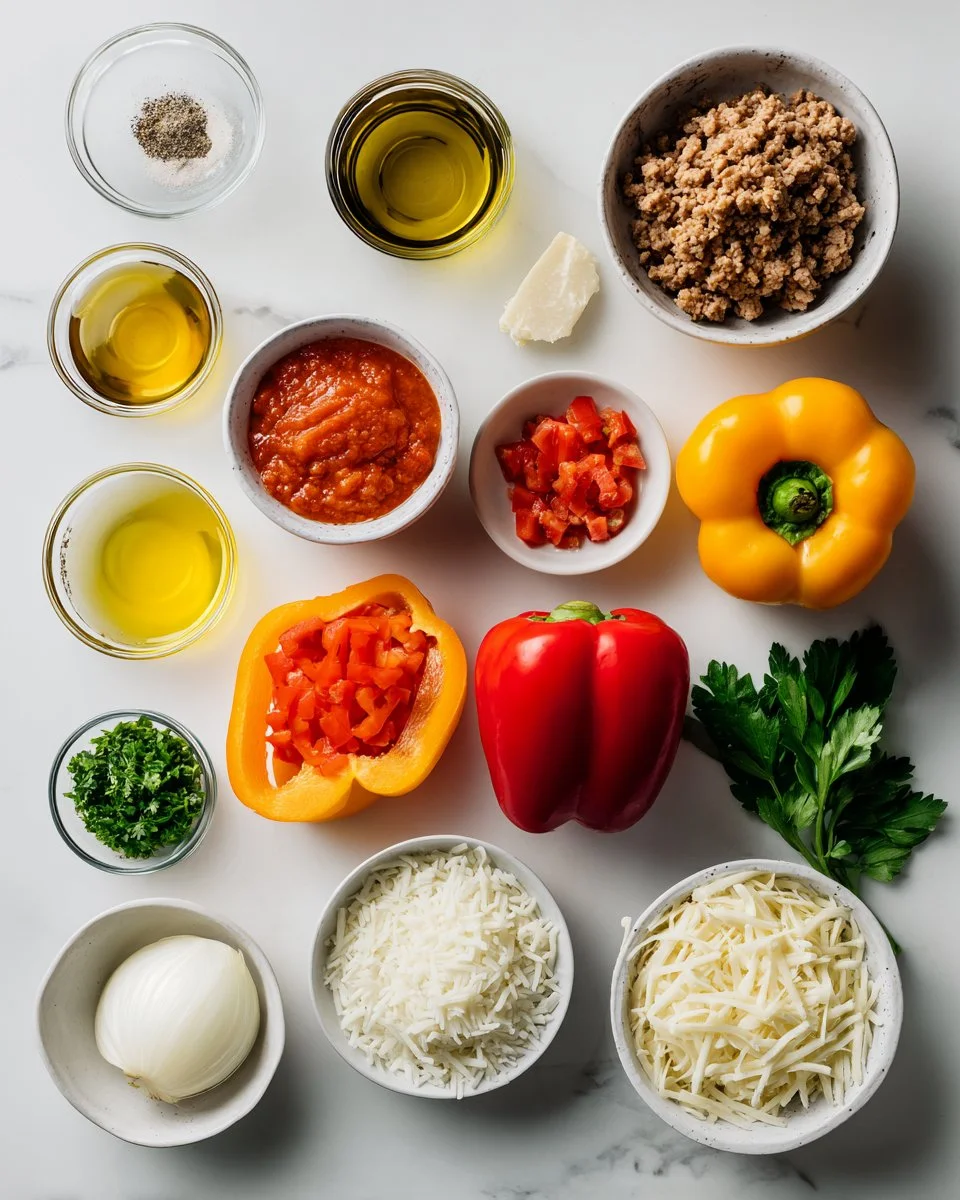 Tasty Ground Turkey Stuffed Peppers