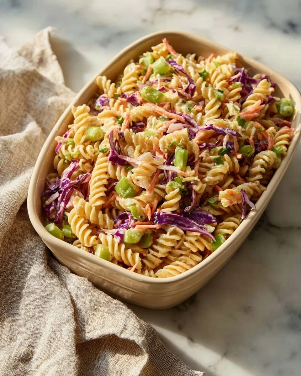 Tasty High Protein Asian Pasta Salad