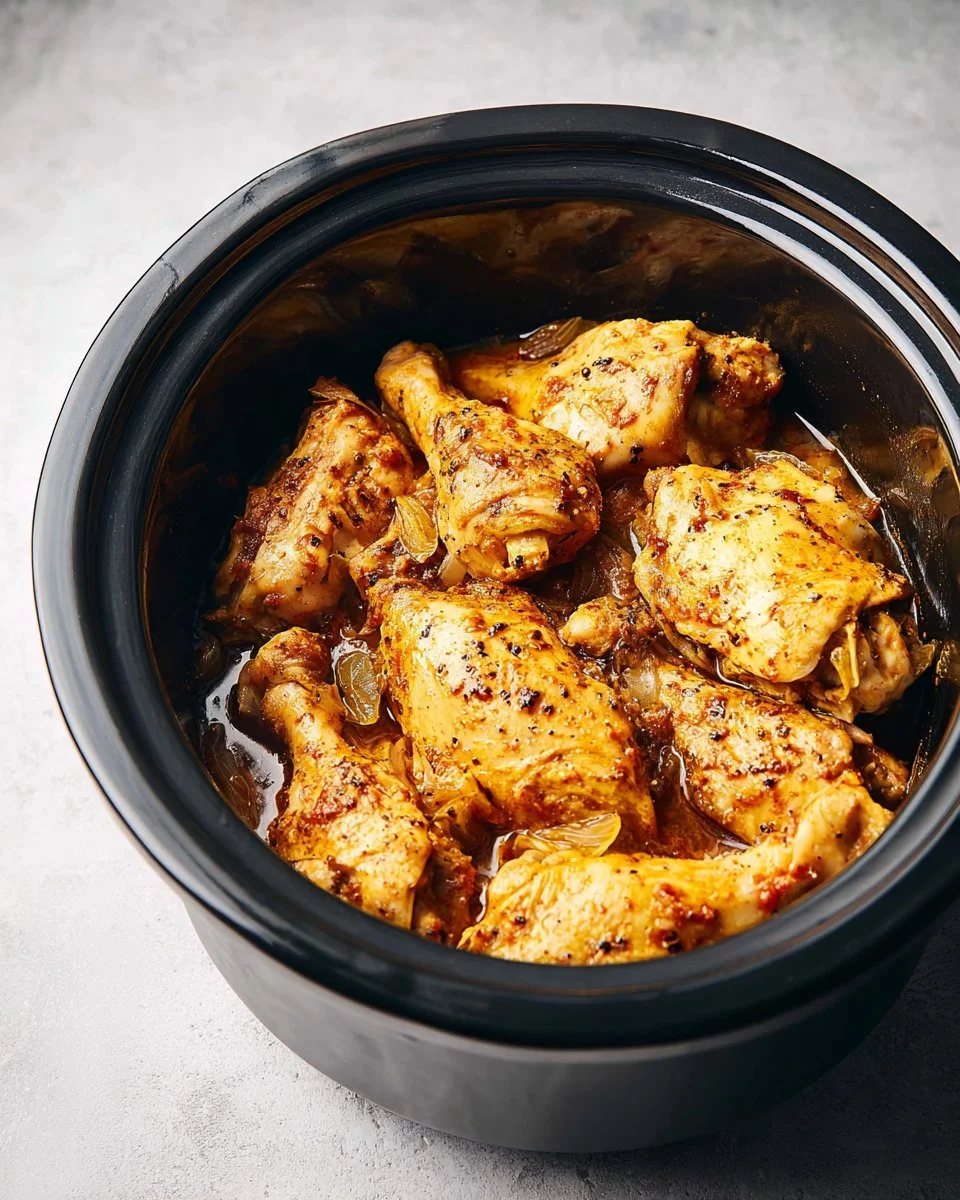 Tender Slow Cooker Whole Chicken