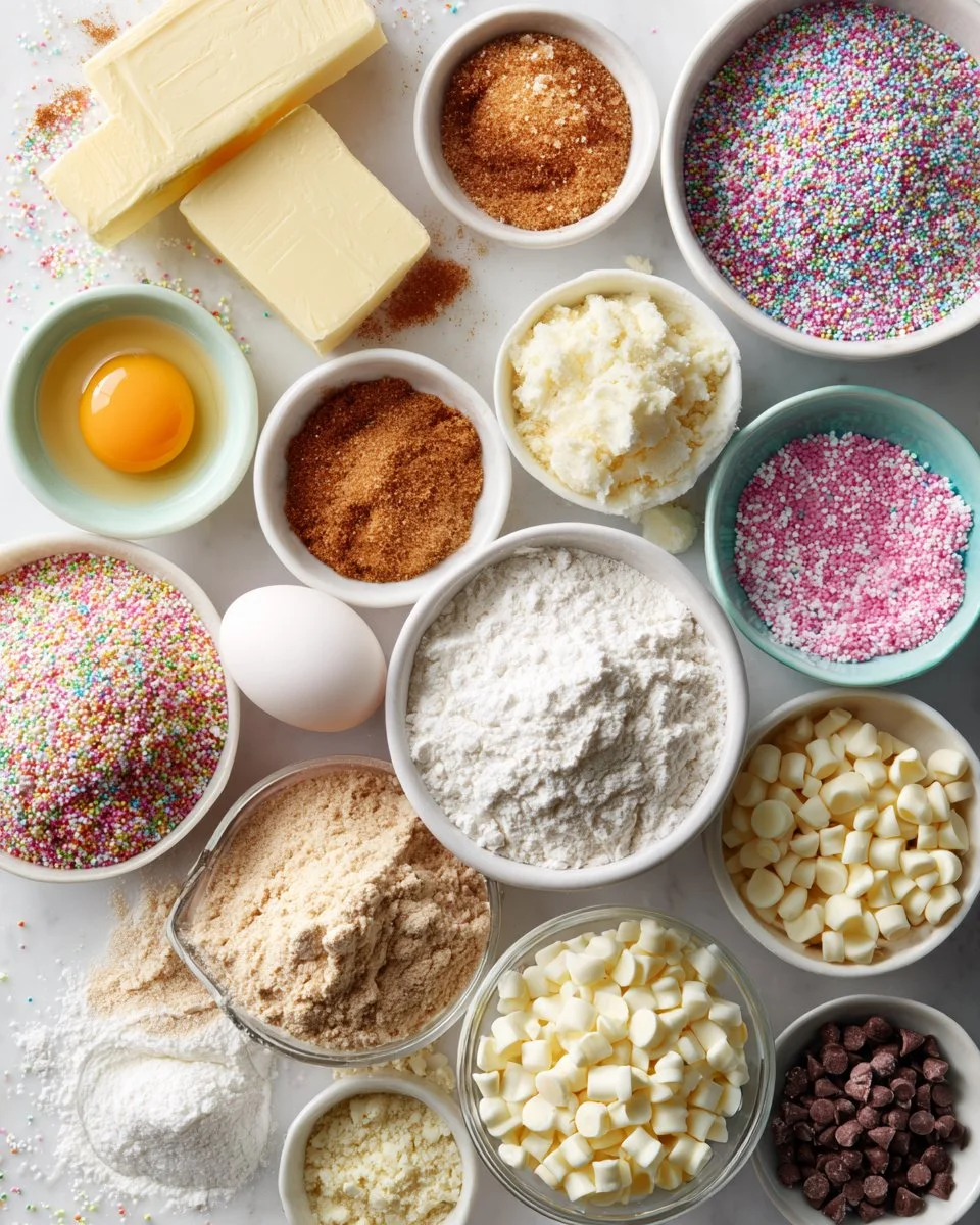 Thick and Chewy Sprinkles Cookies