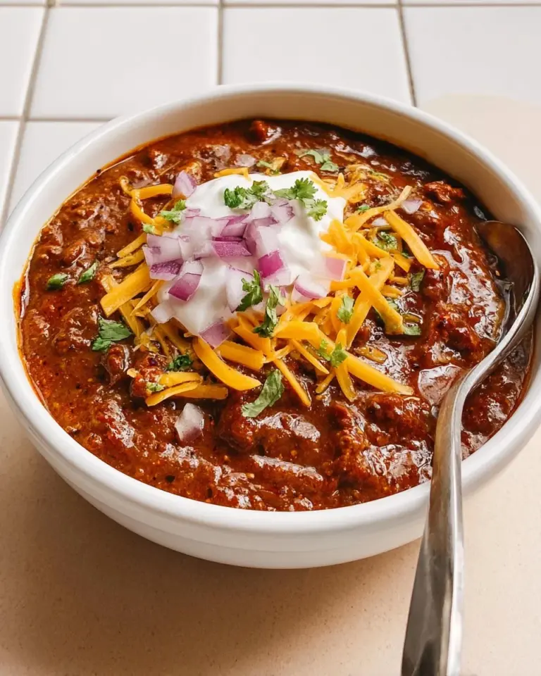 Delicious Turkey Chili in a crockpot, perfect for hearty meals