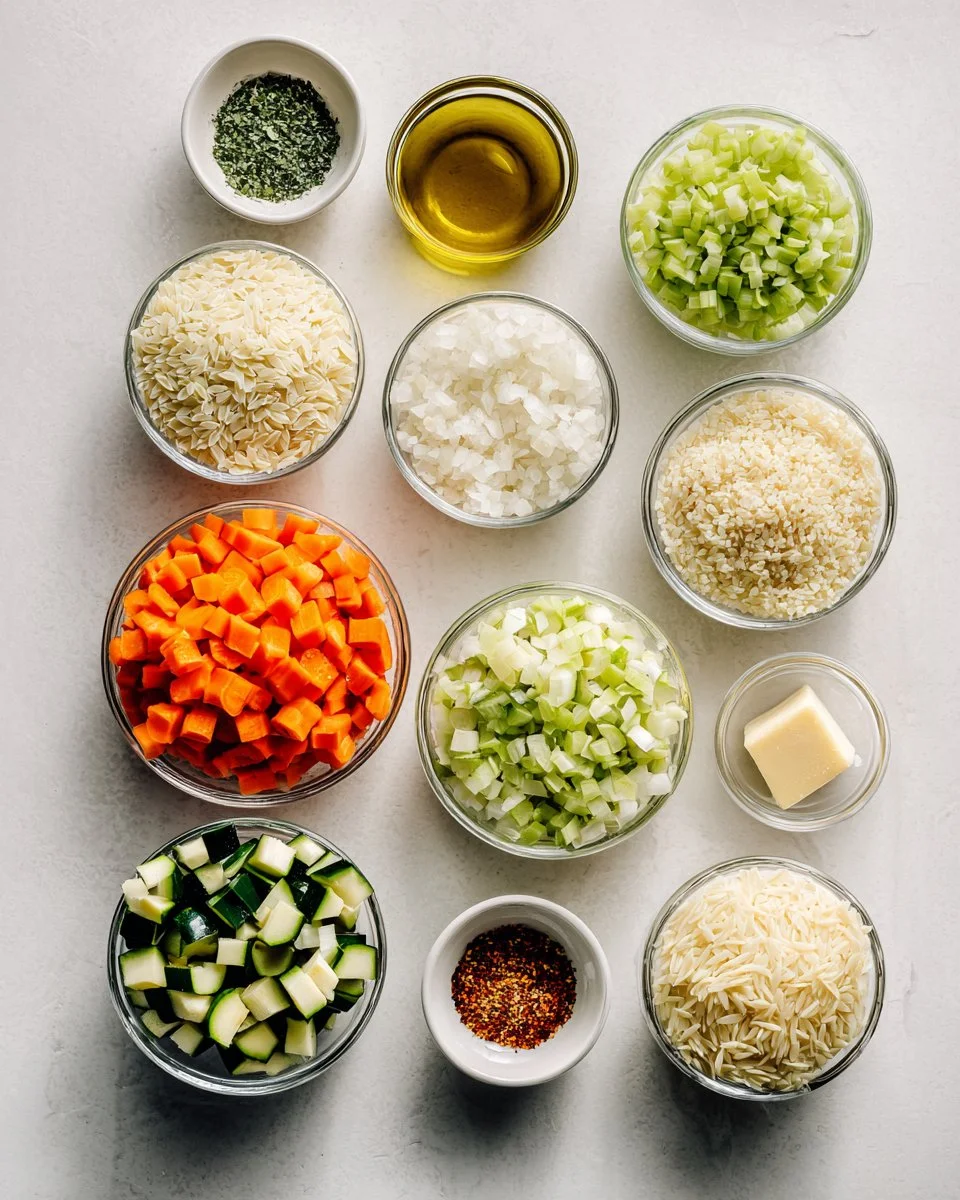 Vegetable Orzo Soup