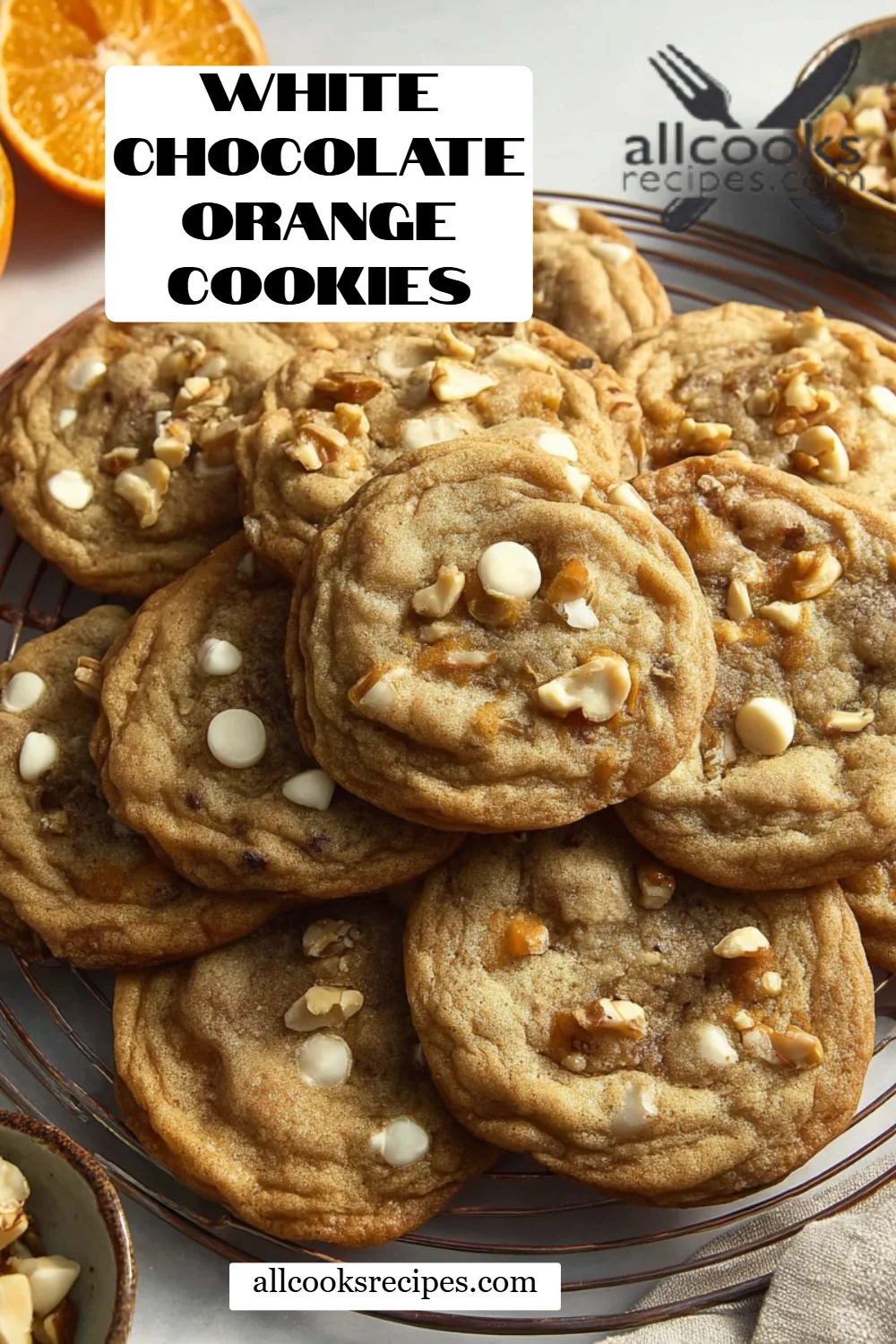 White Chocolate Orange Cookies