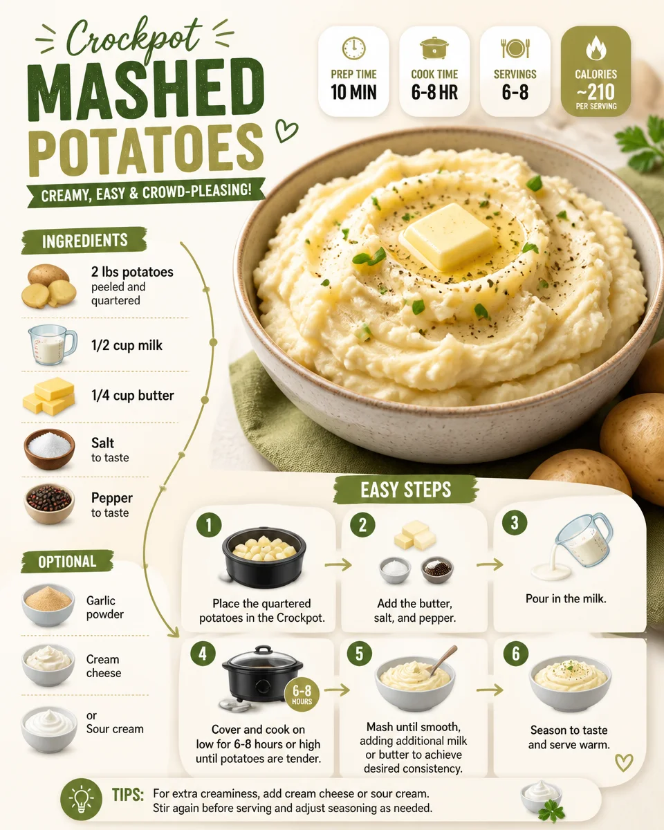 Crockpot Mashed Potatoes
