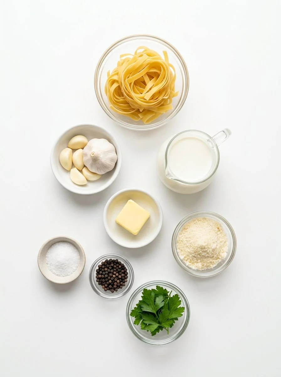 One Pot Creamy Garlic Pasta