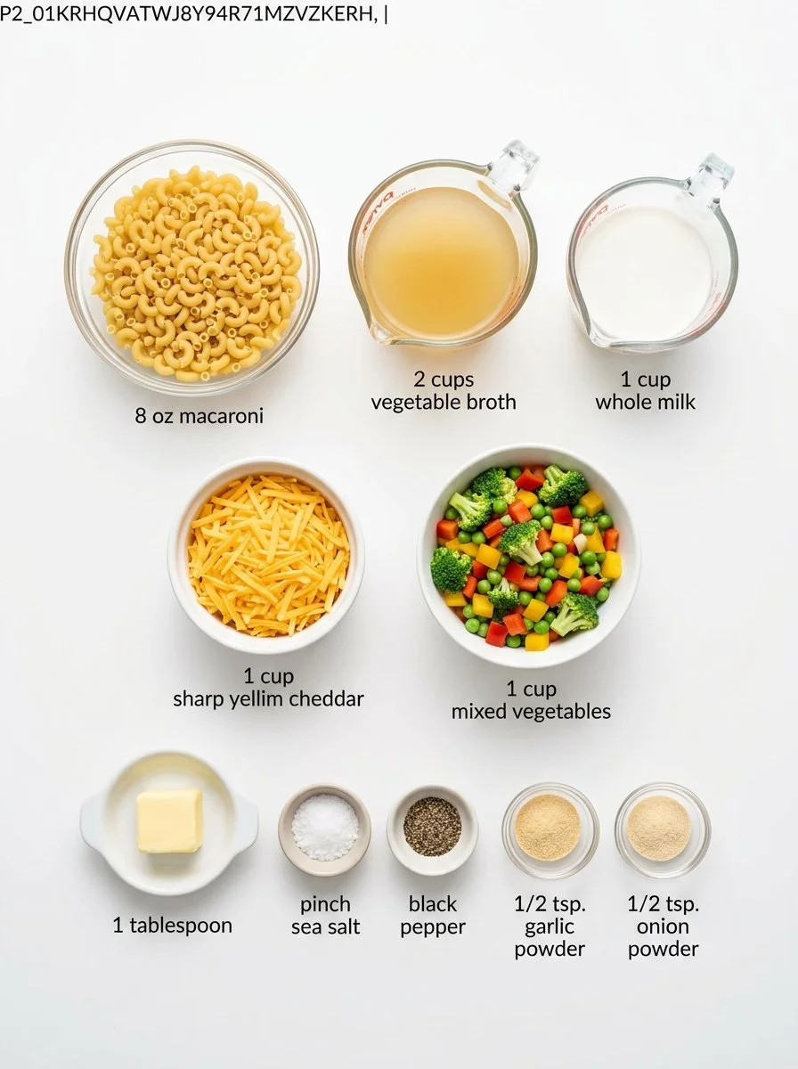 One Pot Veggie Mac and Cheese