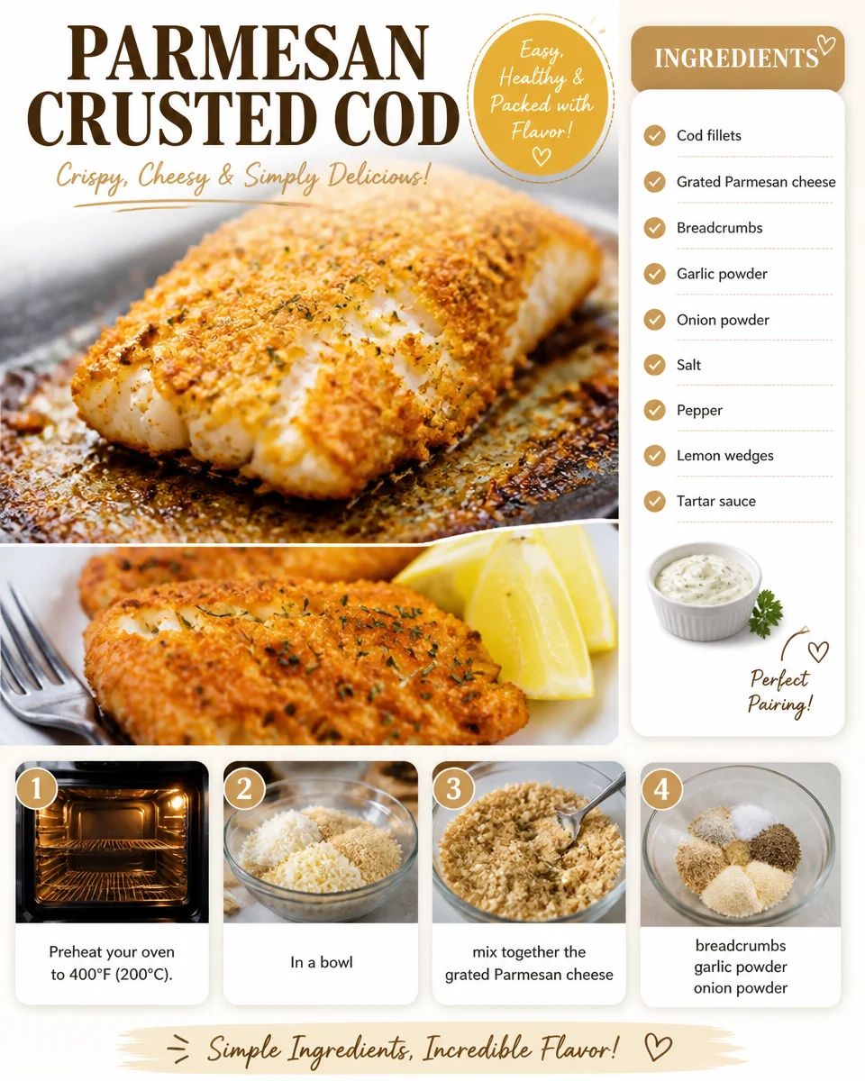 Parmesan Crusted Cod
